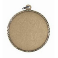 Medal, "Insert Holder" Rope Design - 2-1/8" Dia